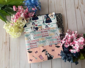 Mary Poppins Patchwork Composition Notebook Cover