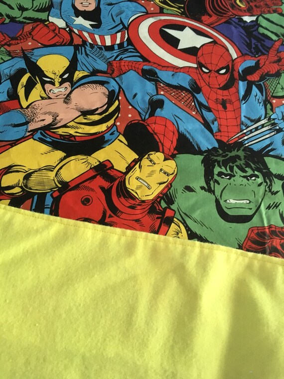 Avengers Weighted Blanket Sensory weighted Blanket Marvel Etsy