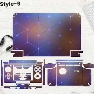 AYN Thor Skin Sticker Full Body Protective Vinyl Wrap Handheld Console Decal Anti Scratch Cover Gamer Gift style 9