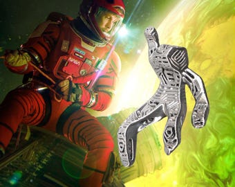 Llavero de Rocky, dije alienígena impreso en 3D, dije para bolso Space Buddy, regalo de ciencia ficción, colgante inspirado en el Proyecto Ave María