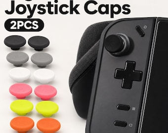 Tapas de repuesto para joystick Lenovo Legion Go, cubiertas de agarre para joystick impresas en 3D, 2 piezas de PLA para actualizar el joystick analógico y brindar mayor comodidad.