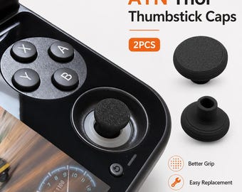 Tapa de repuesto para joystick YN Thor, cubierta de joystick impresa en 3D, mejor agarre para la parte superior del joystick analógico, 1 par (2 piezas), PLA