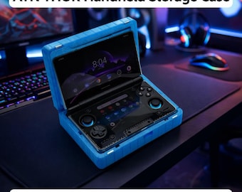 Estuche de almacenamiento AYN THOR, carcasa protectora completa para consola portátil de doble pantalla, compatible con la carcasa oficial o la consola sin carcasa, PETG de color personalizado.