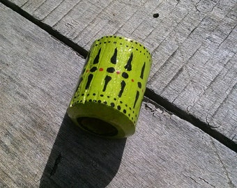 Handmade Lime Green Bead