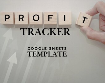Profit Tracker Spreadsheet for Small Business | Income & Expense Tracker | Budget Planner | Google Sheets Template | Digital Download