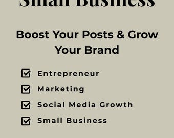 300 hashtags para redes sociales para pequeñas empresas / Hashtags para el crecimiento en Instagram / Banco de hashtags de marketing / Hashtags para copiar y pegar / Marketing digital instantáneo