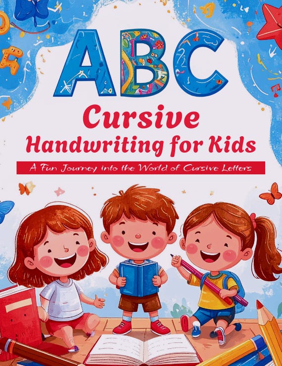 Cursive Handwriting Workbook for Kids