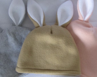 Fleece Bunny Hat- Fleece Bunny Easter Hat