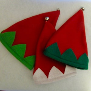 Fleece Elf Hat- Fleece Elf Christmas Hat