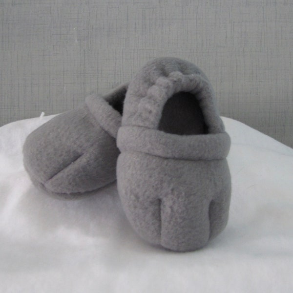 Fleece Baby Bunny Feet Soft Sole Slippers- Baby Rabbit feet Fleece Slippers- Buy 2 Get 1 Free