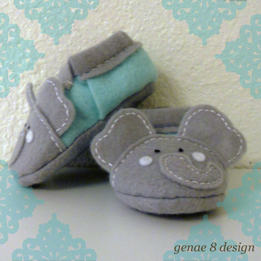 Baby 2025 elephant slippers