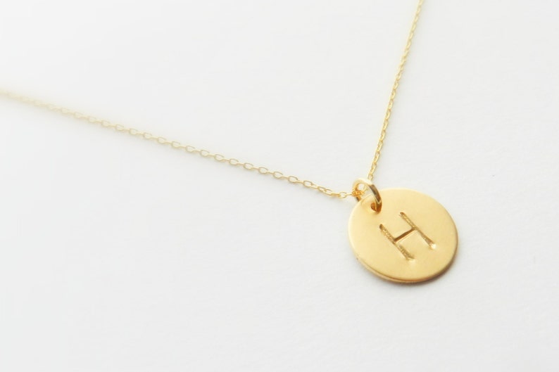 The Shannon Initial necklace. Monogrammed. Initial. image 3