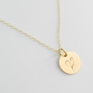 The Shannon Initial necklace. Monogrammed. Initial. image 4