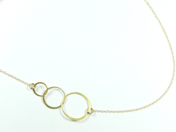 Items similar to Triple Infinity Necklace. on Etsy