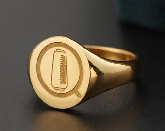 Anillo peine Habesha de oro de 18 quilates Legado de la Reina de Saba