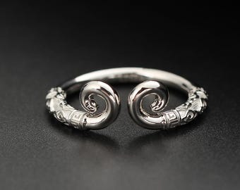 18K Gold Monkey King Ring | Couple Band Chinese Myth