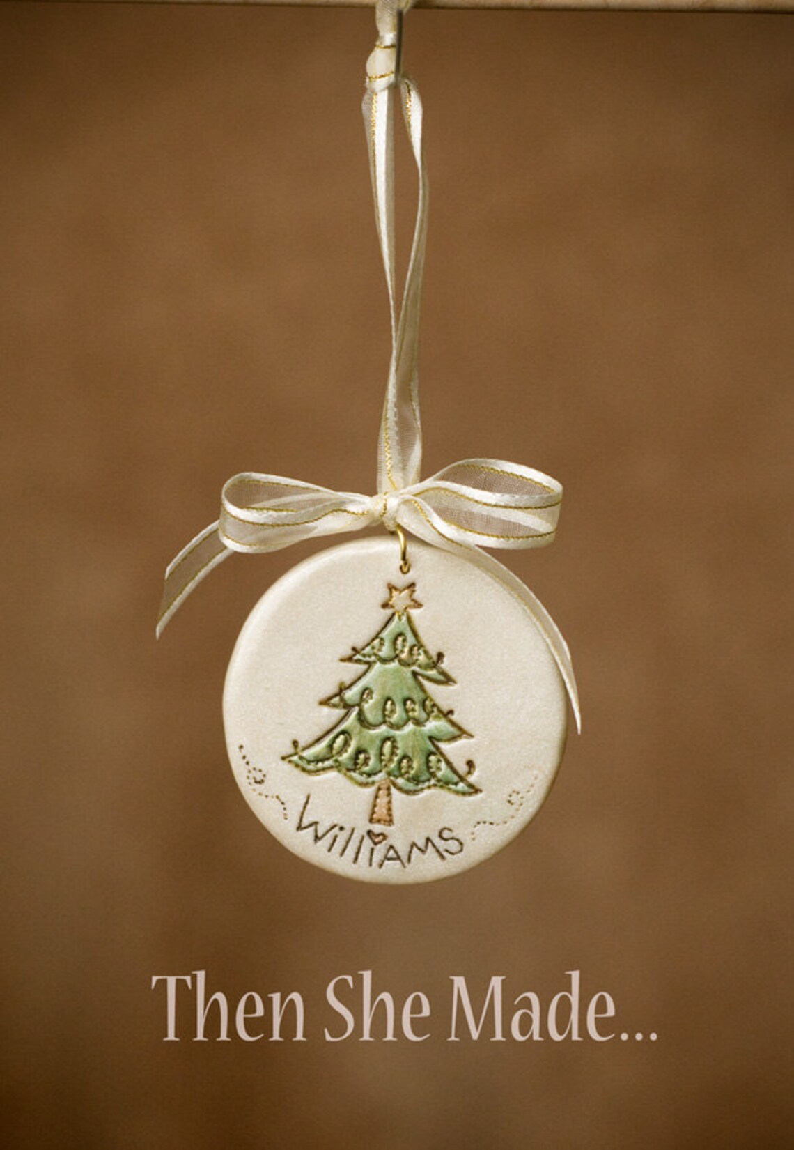 Personalized Christmas Tree Ornament Etsy