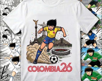 Voetbalshirt Captain Tsubasa, Colombia 2026 anime voetbalshirt