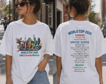 Wereldbeker voetbalshirt 2026, logo 3, aangepast voetbalshirt VS Canada Mexico