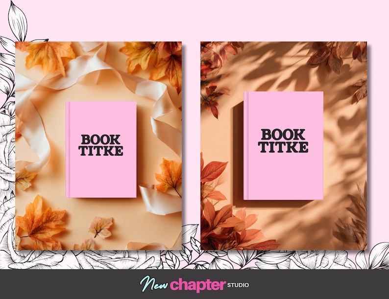 Canva Book Mockup Flatlays Pastel Pink Romance Author Marketing Images ...