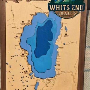Lake Tahoe Layered Map