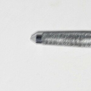 Vintage Black Handle Diamond Coated Knife Sharpening Steel Honing Rod image 12