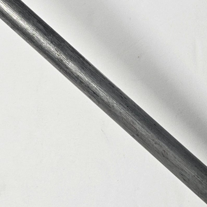 Vintage Turned Wood Handle Knife Sharpening Steel Honing Rod image 12