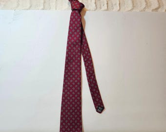 Vintage Robert Talbott für Kountz & Rider Seidenkrawatte - Burgundy Paisley
