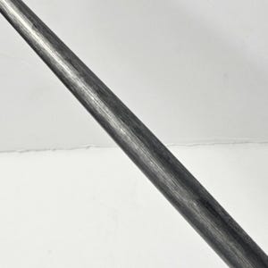 Vintage Turned Wood Handle Knife Sharpening Steel Honing Rod image 8