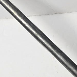 Vintage Turned Wood Handle Knife Sharpening Steel Honing Rod image 11