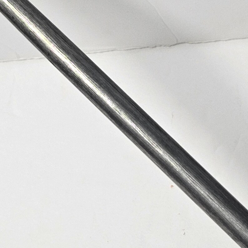 Vintage Turned Wood Handle Knife Sharpening Steel Honing Rod image 11