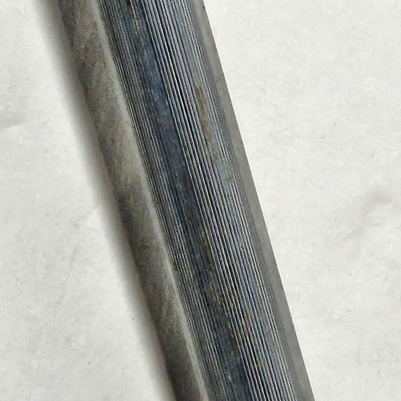 Vintage Burgundy Handle Knife Sharpening Steel Honing Rod image 7