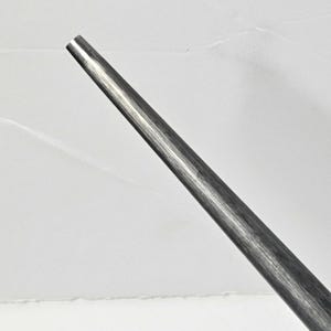 Vintage Turned Wood Handle Knife Sharpening Steel Honing Rod image 9