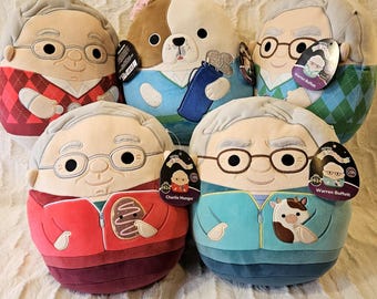 Berkshire Hathaway Squishmallow Set: Warren Buffett & Charlie Munger Exclusives