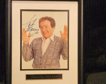 Zdjęcie Jackie Mason w ramce 8x10 z autografem – pochodzenie losowania PAWS