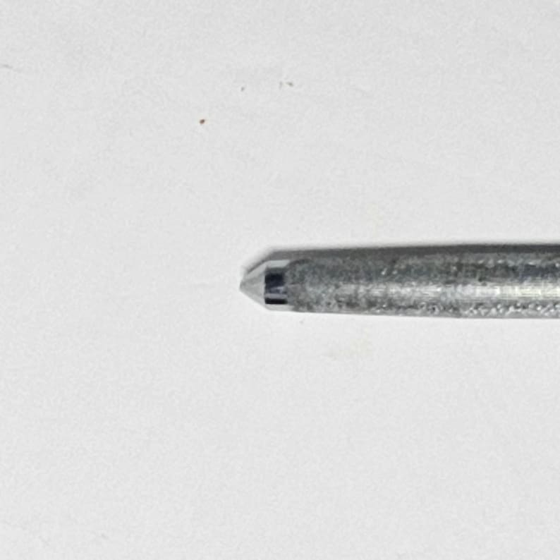 Vintage Black Handle Diamond Coated Knife Sharpening Steel Honing Rod image 8