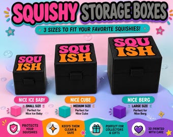 Squishy Travel Case - Stress Ball Case