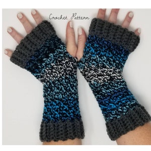 CROCHET PATTERN, Hygge crochet fingerless gloves pattern, Crochet Glove PATTERN, easy crochet pattern, easy glove pattern, driving gloves