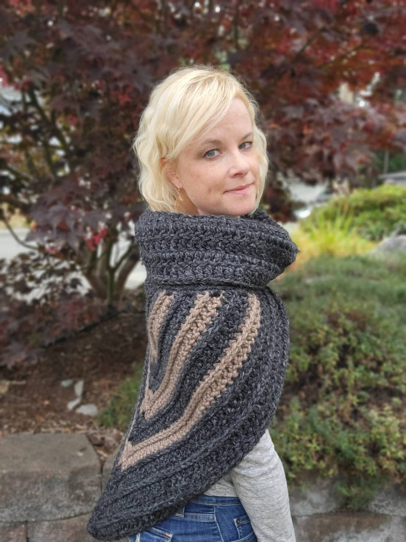 cowl neck shawl