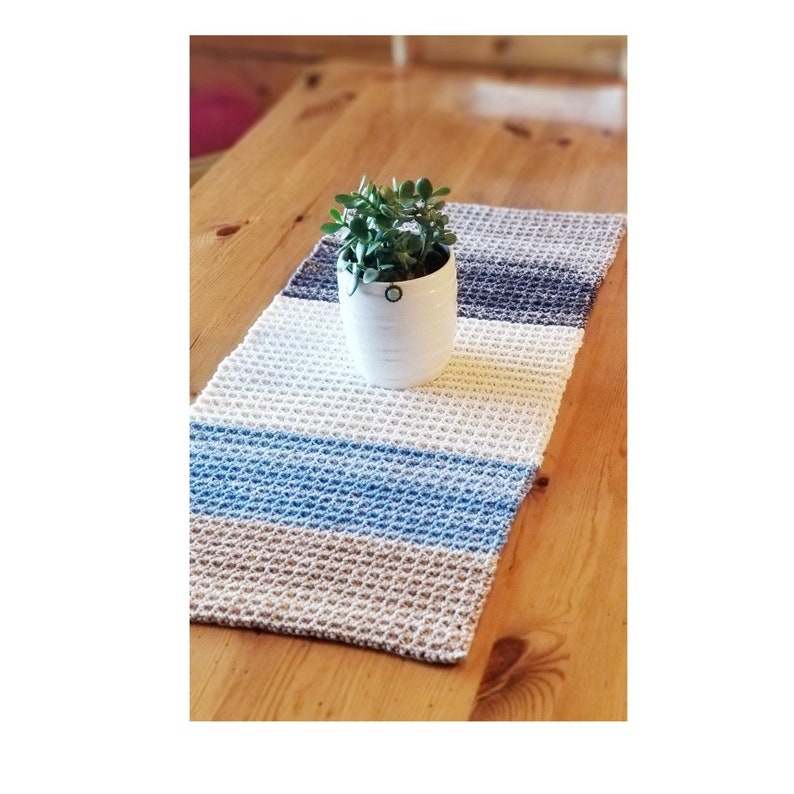 Farmhouse Style Reversible Table Runner CROCHET PATTERN Etsy
