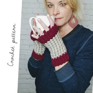 CROCHET PATTERN, Hygge crochet fingerless gloves pattern, Crochet Glove PATTERN, easy crochet pattern, easy glove pattern, driving gloves, madebyliliandesigns