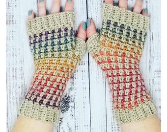 CROCHET PATTERN, Hygge crochet fingerless gloves pattern, Crochet Glove PATTERN, easy crochet pattern, easy glove pattern, driving gloves