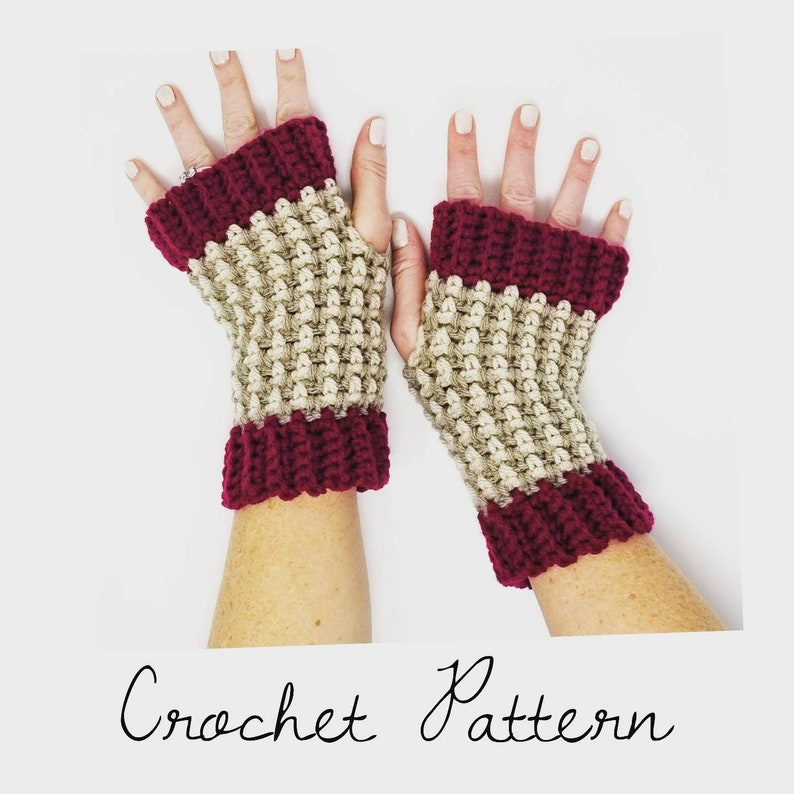 CROCHET PATTERN, Hygge crochet fingerless gloves pattern, Crochet Glove PATTERN, easy crochet pattern, easy glove pattern, driving gloves image 8