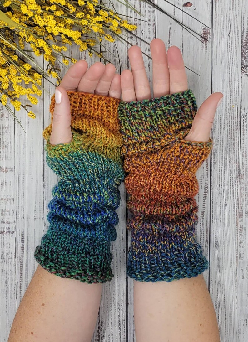 KNITTING PATTERN Set Arm Warmer & Turtleneck Cowl Set 2 Etsy