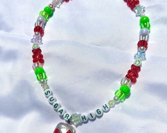Sugar High Kandi Charm Necklace | Rave & Festival Accessory