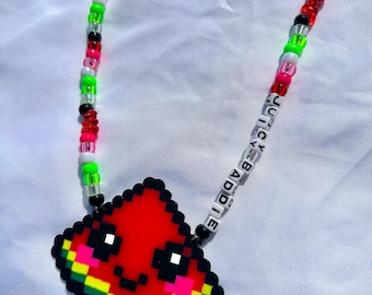 Juicy Baddie Perler Necklace | Rave & Festival Accessory