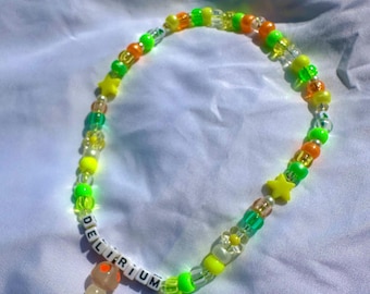 Delerium Kandi Charm Necklace | Rave & Festival Accessory