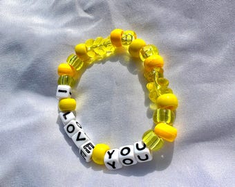 I Love You Kandi Bracelet | Rave & Festival Accessory