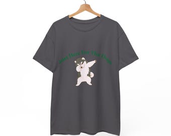 Nur hier für die Hunde Shirt, Hunde-Liebhaber-Grafik-T-Shirt, Haustier-Besitzer-Kleid