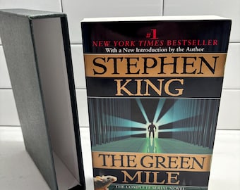 Stephen Kings „The Green Mile“ (1997), vollständige Fortsetzungsroman-Ausgabe, Erstauflage von Plume mit Schuber